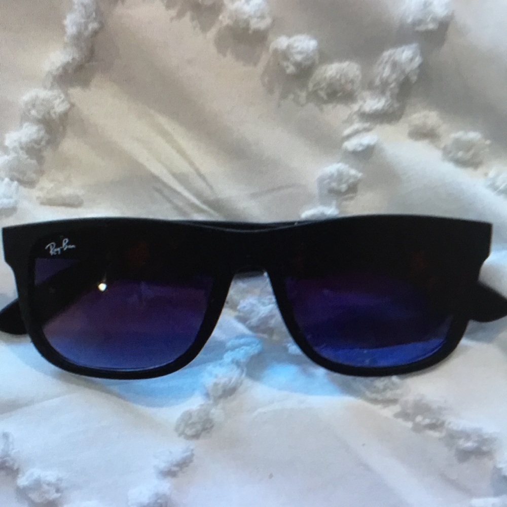 Ray-Ban Black and Purple Sunglasses
